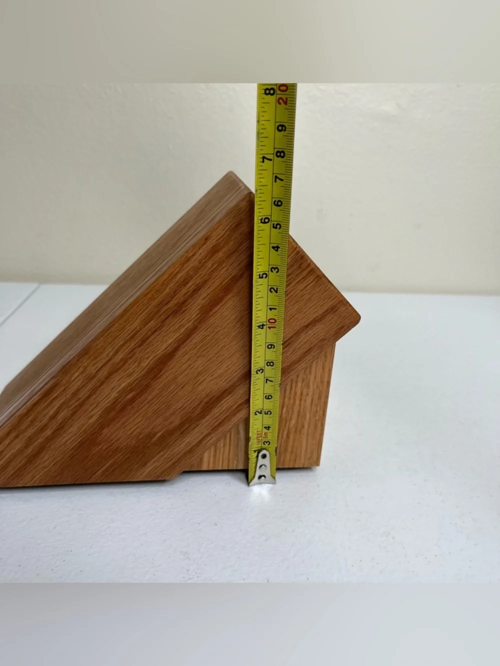 Cutco Honey Oak Wood 5 Slot Knife Block Holder Countertop Storage Made in USA